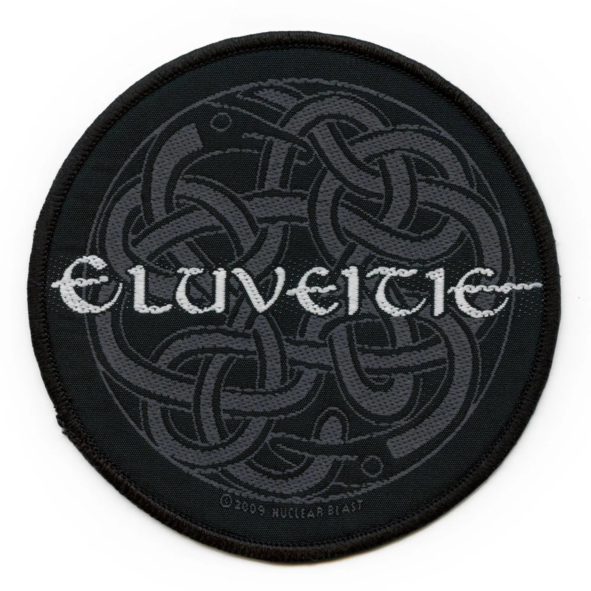 Patch Eluveitie Celtic Knot Rock Band tissé thermocollant