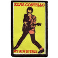 Elvis Costello Artist Patch My Aim is True Portrait Embroidered Iron On