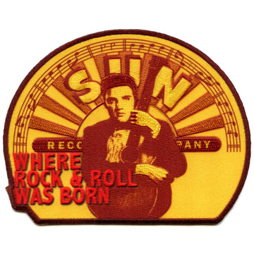 Elvis Presley Where Rock n Roll Was Born Patch Legend Rock King Sublimated Embroidery Iron on