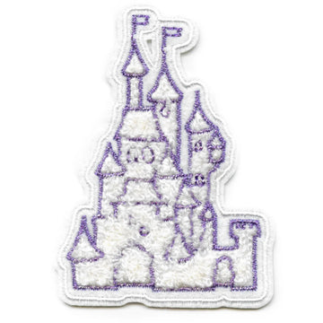 Enchanted Cinderella Castle Patch Magical Iconic Chenille Iron On