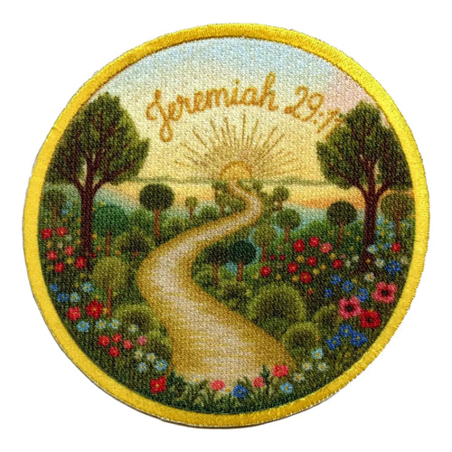Encouraging Bible Scripture Patch Jeremiah 29:11 Christian Embroidered Iron On