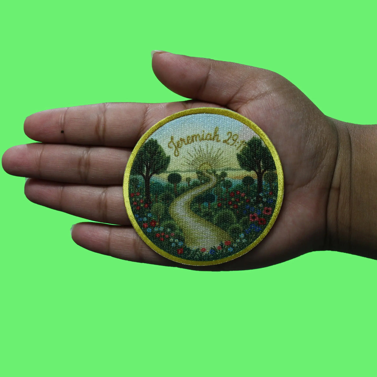 Encouraging Bible Scripture Patch Jeremiah 29:11 Religious Embroidered Iron On