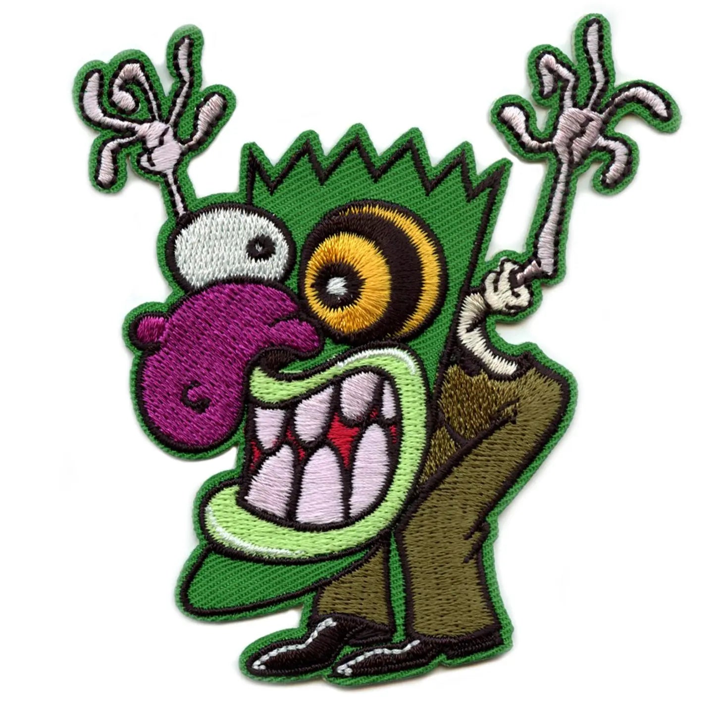 Eustace TV Character Patch Courage the Cowardly Dog Iron-On