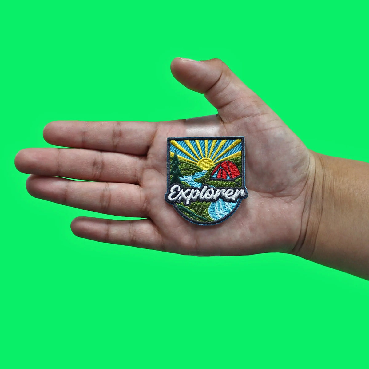 Explorer Patch 3 Inch Explorer Outdoor Experience Badge Patch Travel Nature – Patch Collection