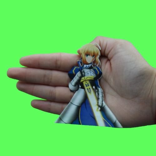 Fate Stay Night Saber Patch Fantasy Anime Novel Sublimation Iron On