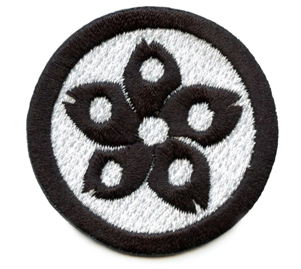 Five Petal Ninja Turtle Patch Clan Martial Arts Cartoon Embroidered Iron-On