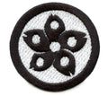Five Petal Ninja Turtle Patch Clan Martial Arts Cartoon Embroidered Iron-On