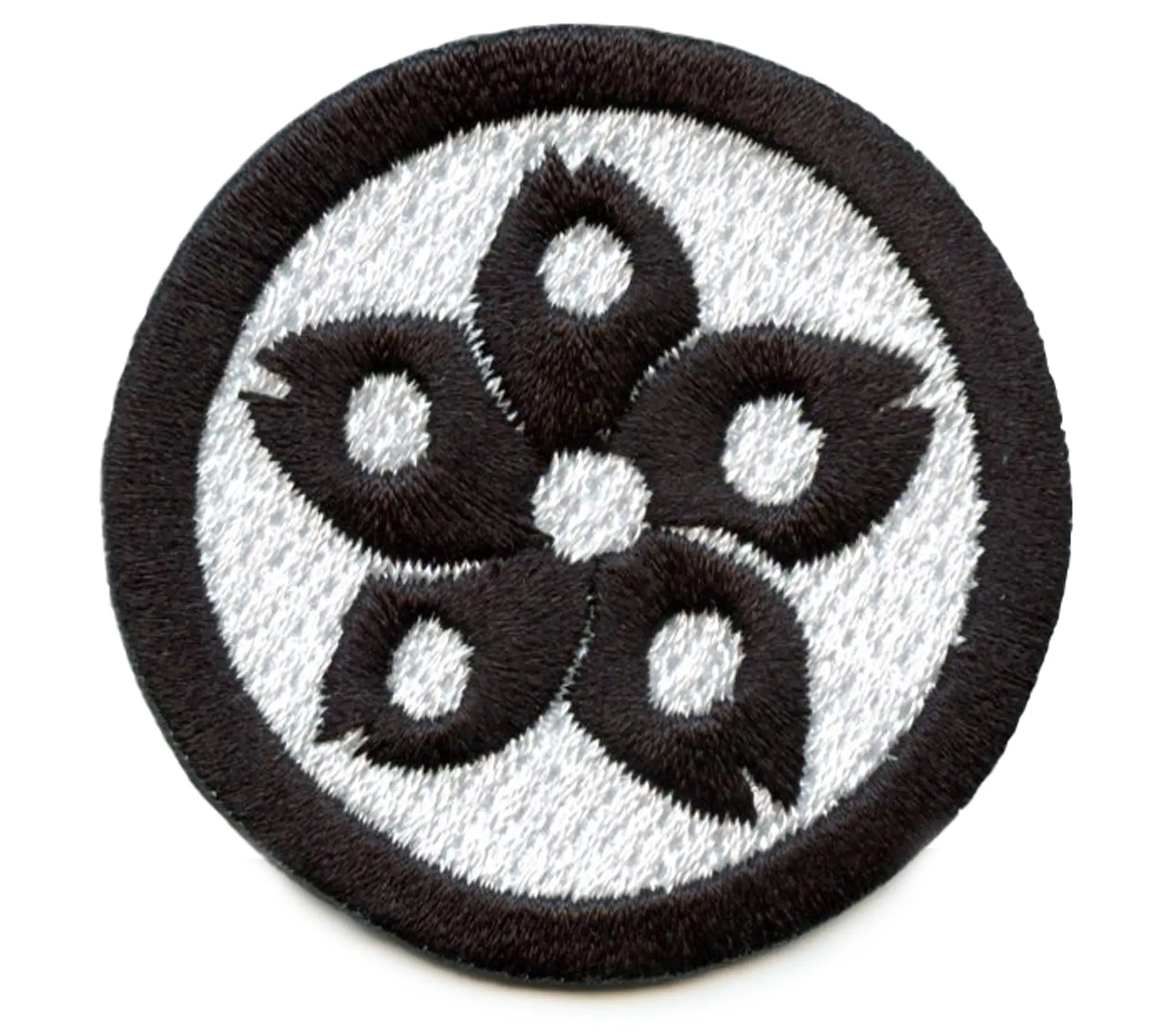 Five Petal Ninja Turtle Patch Clan Martial Arts Cartoon Embroidered Iron-On
