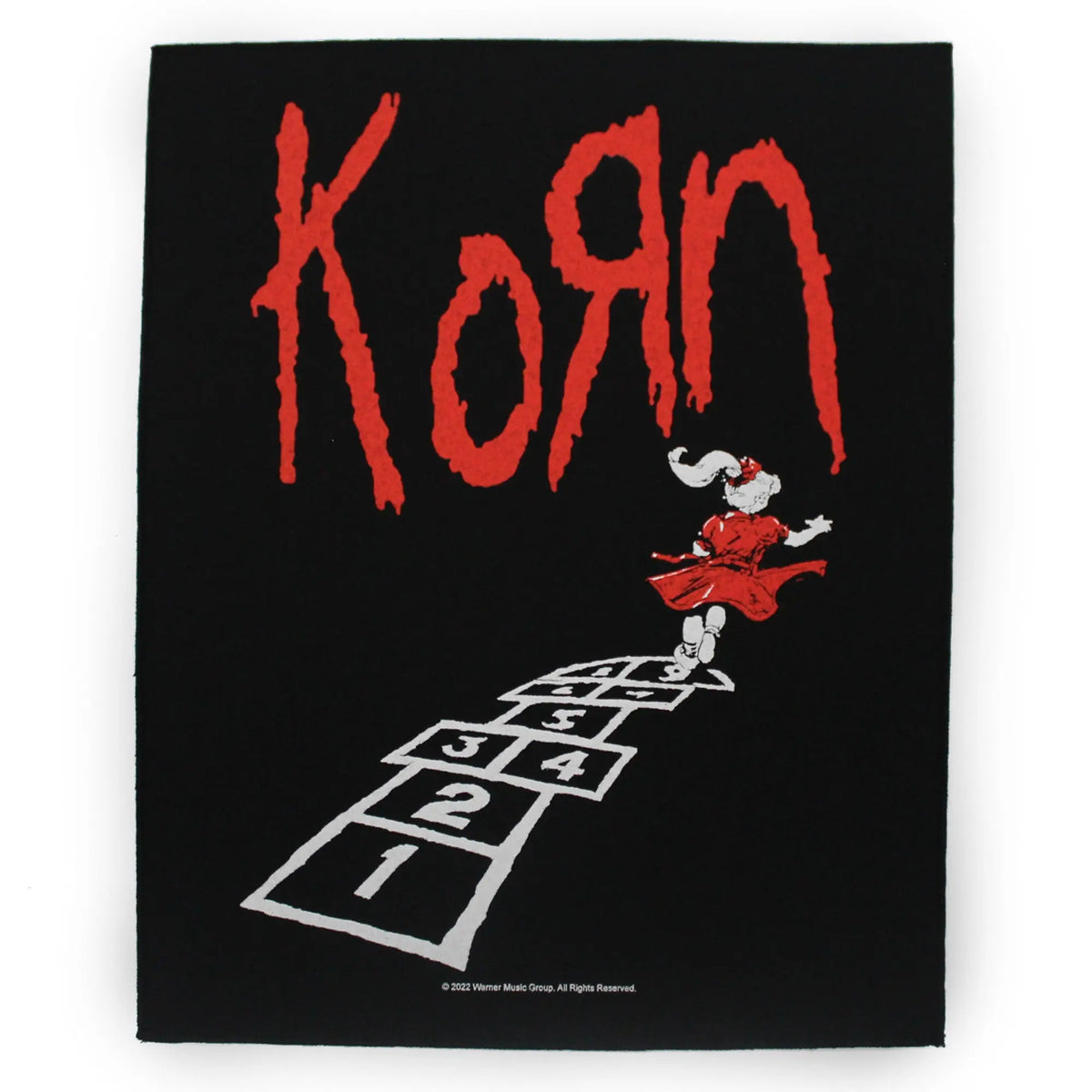 Korn Follow The Leader Patch Nu-Metal Band XL DTG Printed Sew On 