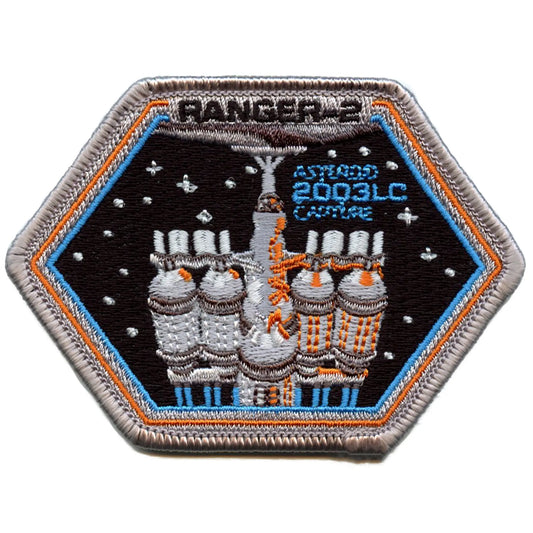 For All Mankind Patch Ranger - 2 Asteroid 2003LC Capture Embroidered Iron On