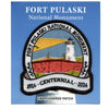 Fort Pulaski National Monument  Patch Centennial Travel Souvenir Embroidered Iron on