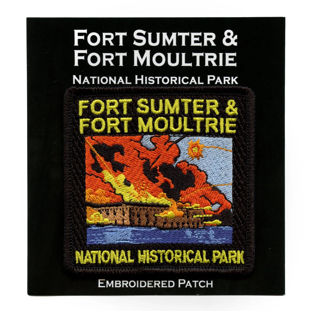 Fort Rose Patch Fort Sumter Fort Moultrie Battle Patch History Travel Embroidered Iron ...