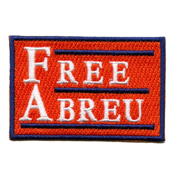 Free Abreu Houston Patch Baseball Parody Sprots Embroidered Iron On