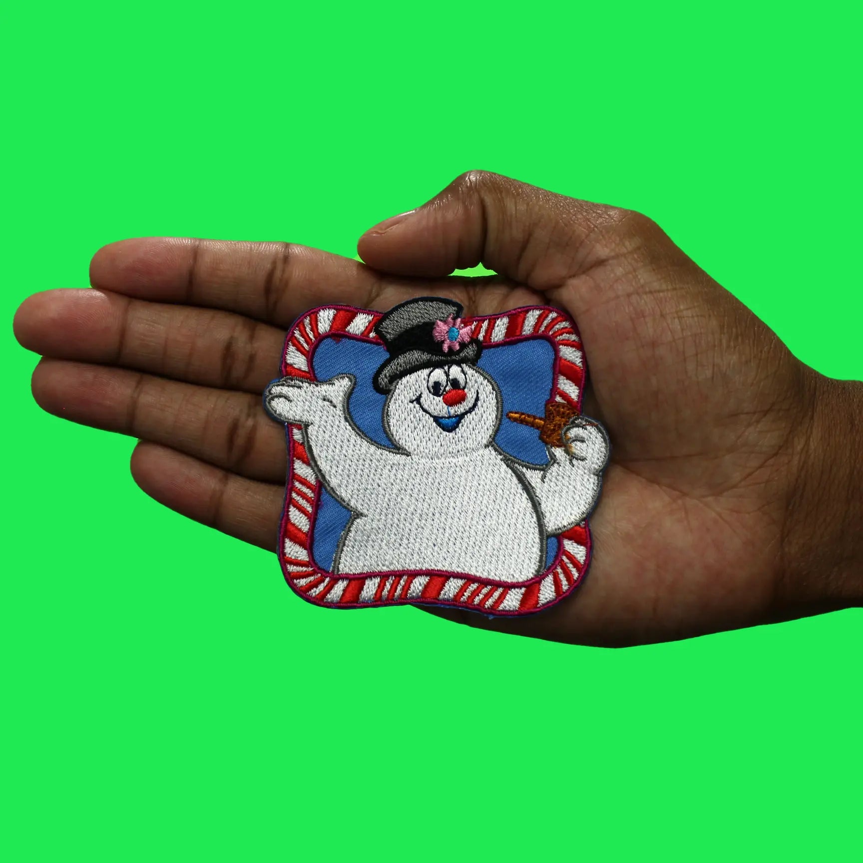 Frosty The Snowman Patch Big Smile Movie Embroidered Iron On
