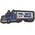 Fuel Truck Trailer Patch 18 Wheeler Rig Embroidered Iron On