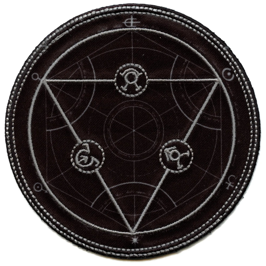 FullMetal Alchemist Brotherhood Patch Transmutation Circle Anime Embroidered Iron On