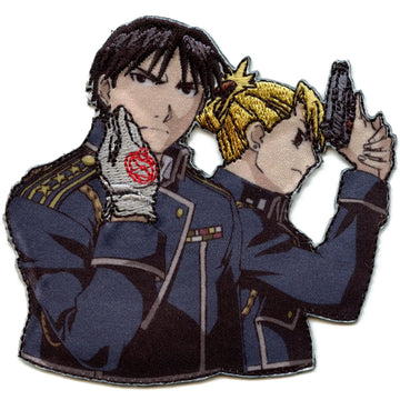 Fullmetal Alchemist Brotherhood Patch Mustang & Hawkeye Sublimated Embroidered Iron On