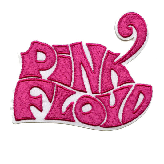 Funky Pink Logo Patch Popular Rock Music Embroidered Iron On