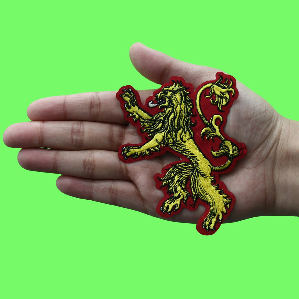 Game Of Thrones Lannister Patch Dragons TV Show Embroidered Iron On