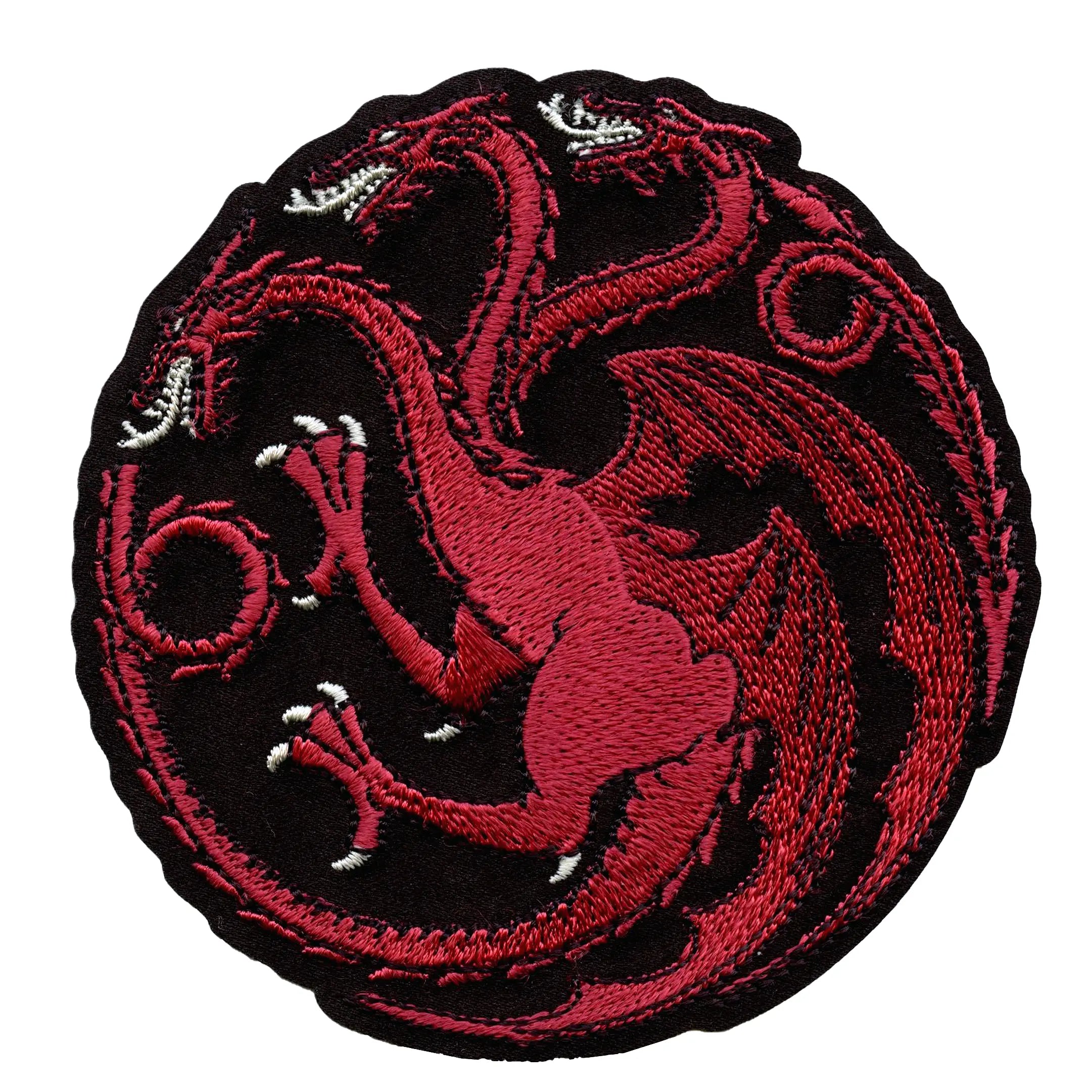 Game Of Thrones Patch Targaryen Crest Symbol Embroidered Iron On