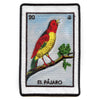 El Pajaro 20 Patch Mexican Loteria Card Sublimated Embroidery Iron On