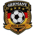 Germany Est 1908 Patch Travel Soccer Shield Embroidered Iron On