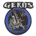 Germs Skull Logo Patch Punk Rock Band Embroidered Iron On