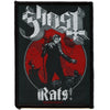 Patch d'album Ghost Rats Heavy Metal Band Tissé à repasser