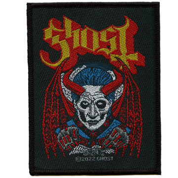 Ghost Rock Band Patch Demoniac Music Lover Woven Iron-On