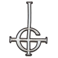 Ghost Rock Band Patch Grucifix Upside Down Embroidered Iron On