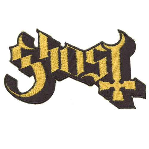 Ghost Rock Band Patch Logo Cut Out Embroidered Iron On
