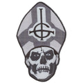 Ghost Rock Band Patch Papa Emeritus BW Face Sublimated Embroidery Iron On