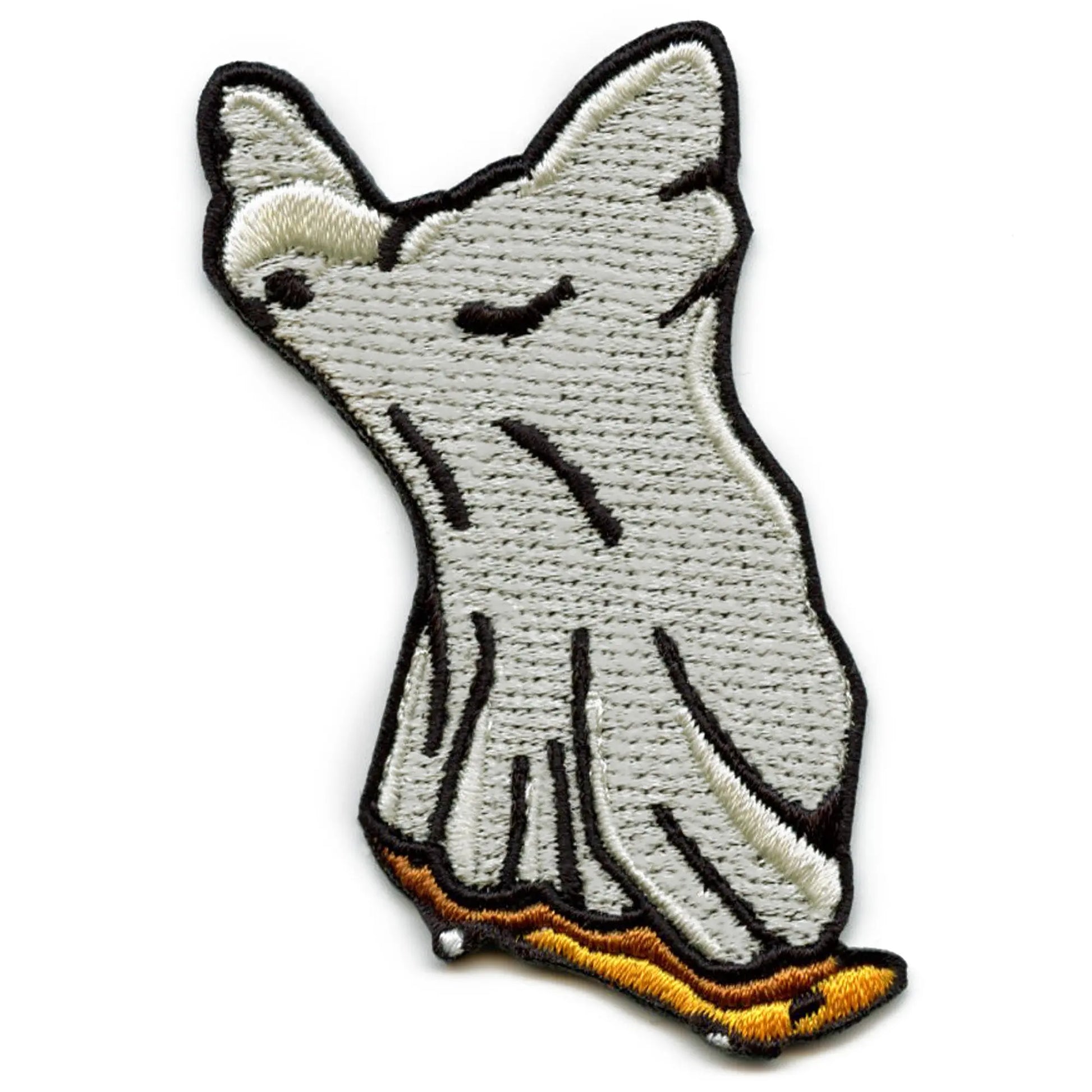 Cool Ghost Skating Patch Vibe Trend Iconic Embroidered Iron On