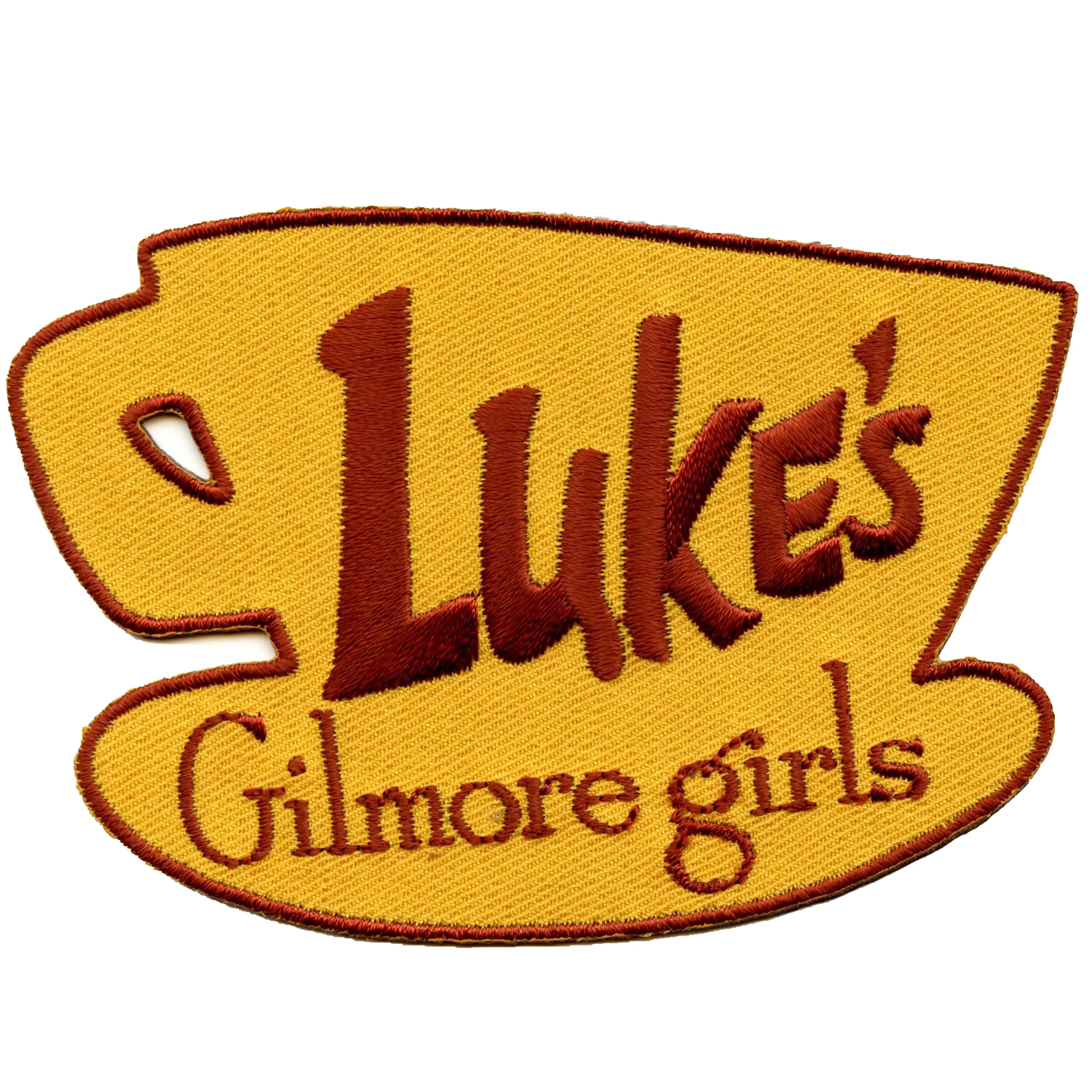 Gilmore Girls TV Patch Luke's Coffee Cup Embroidered Iron On