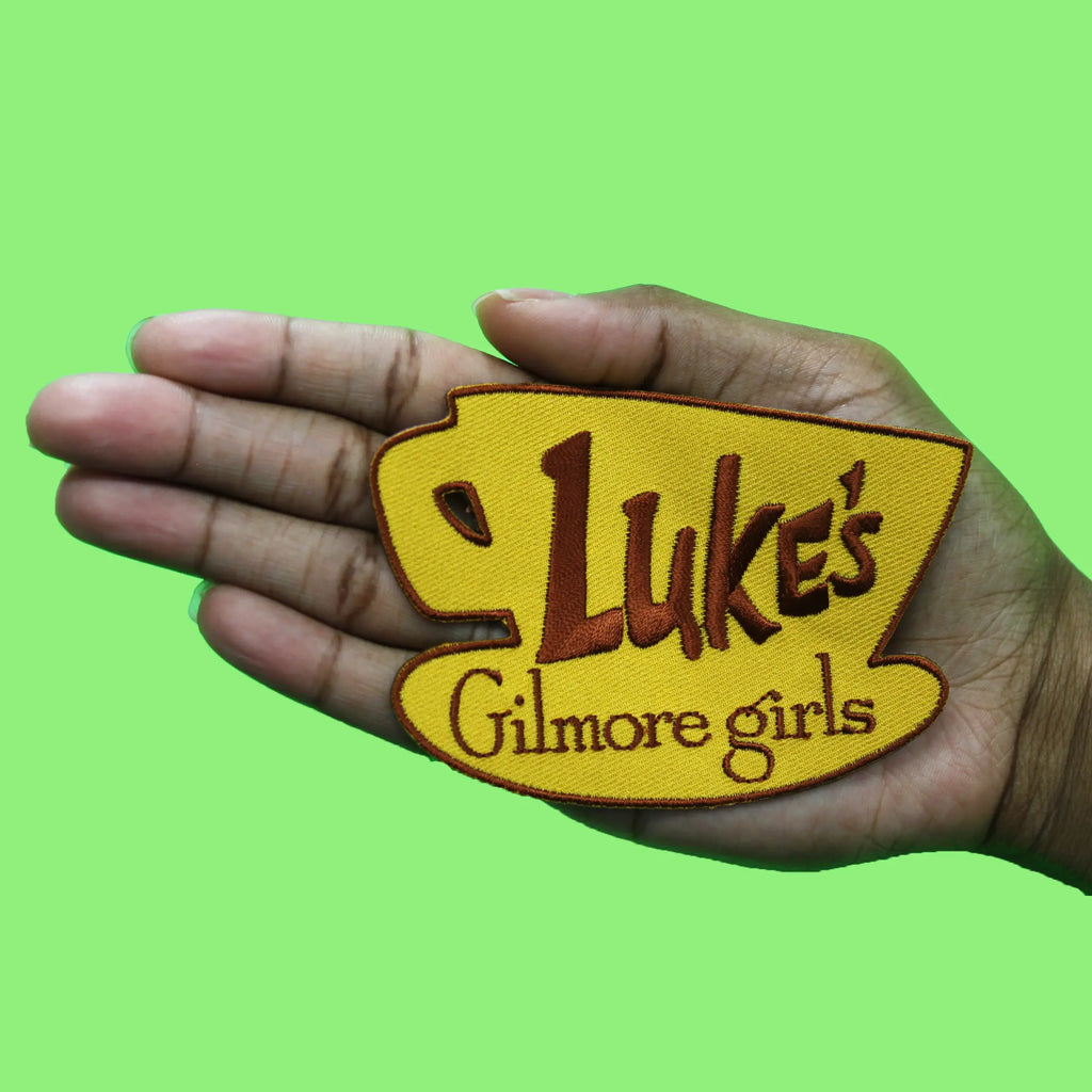 Gilmore Girls TV Patch Luke's Coffee Cup Embroidered Iron On