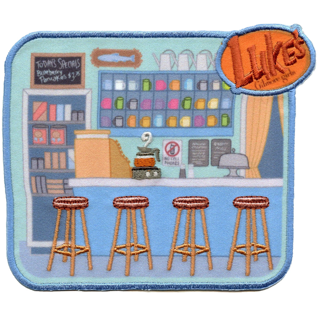 Gilmore Girls TV Patch Luke's Diner Embroidered Iron On
