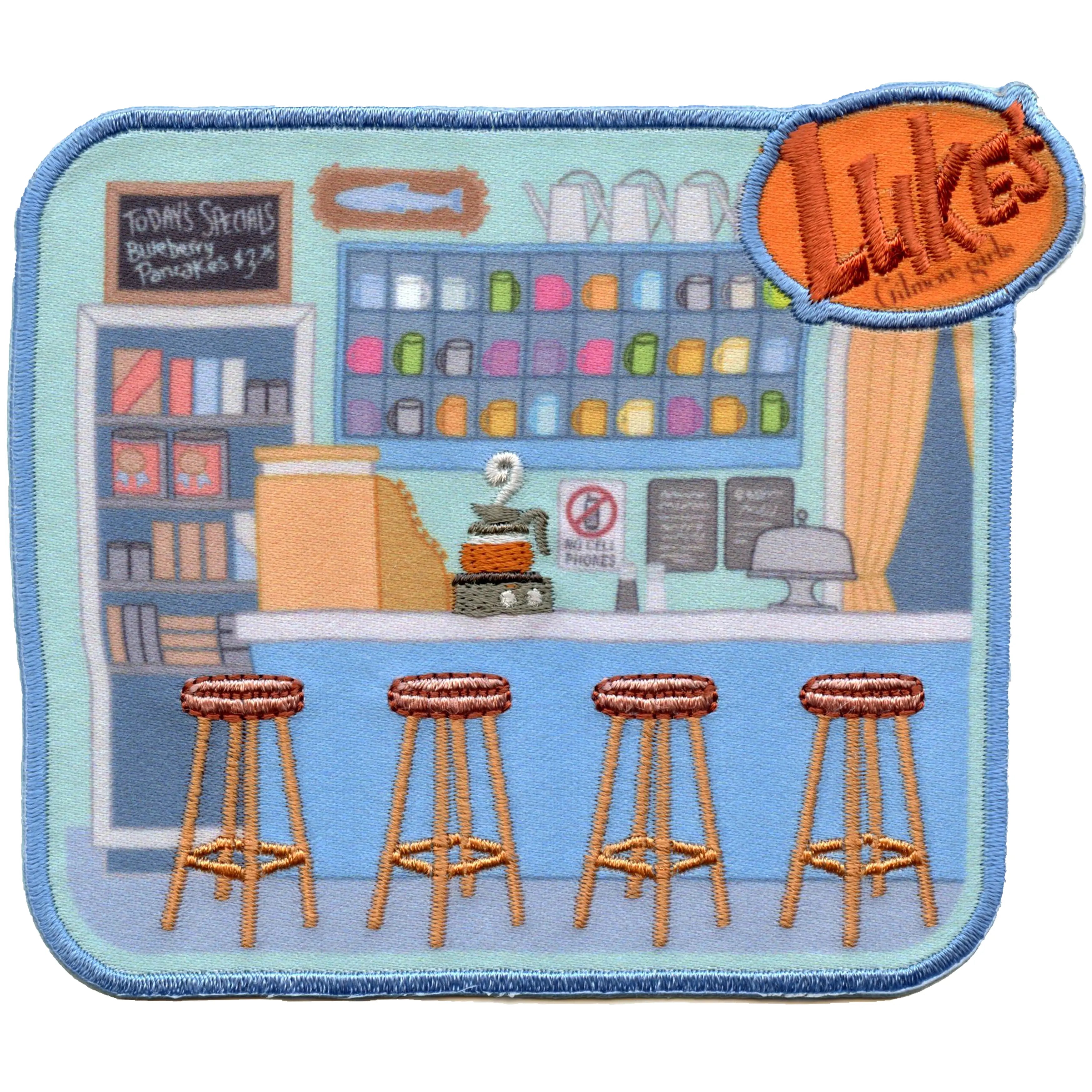 Gilmore Girls TV Patch Luke's Diner Embroidered Iron On
