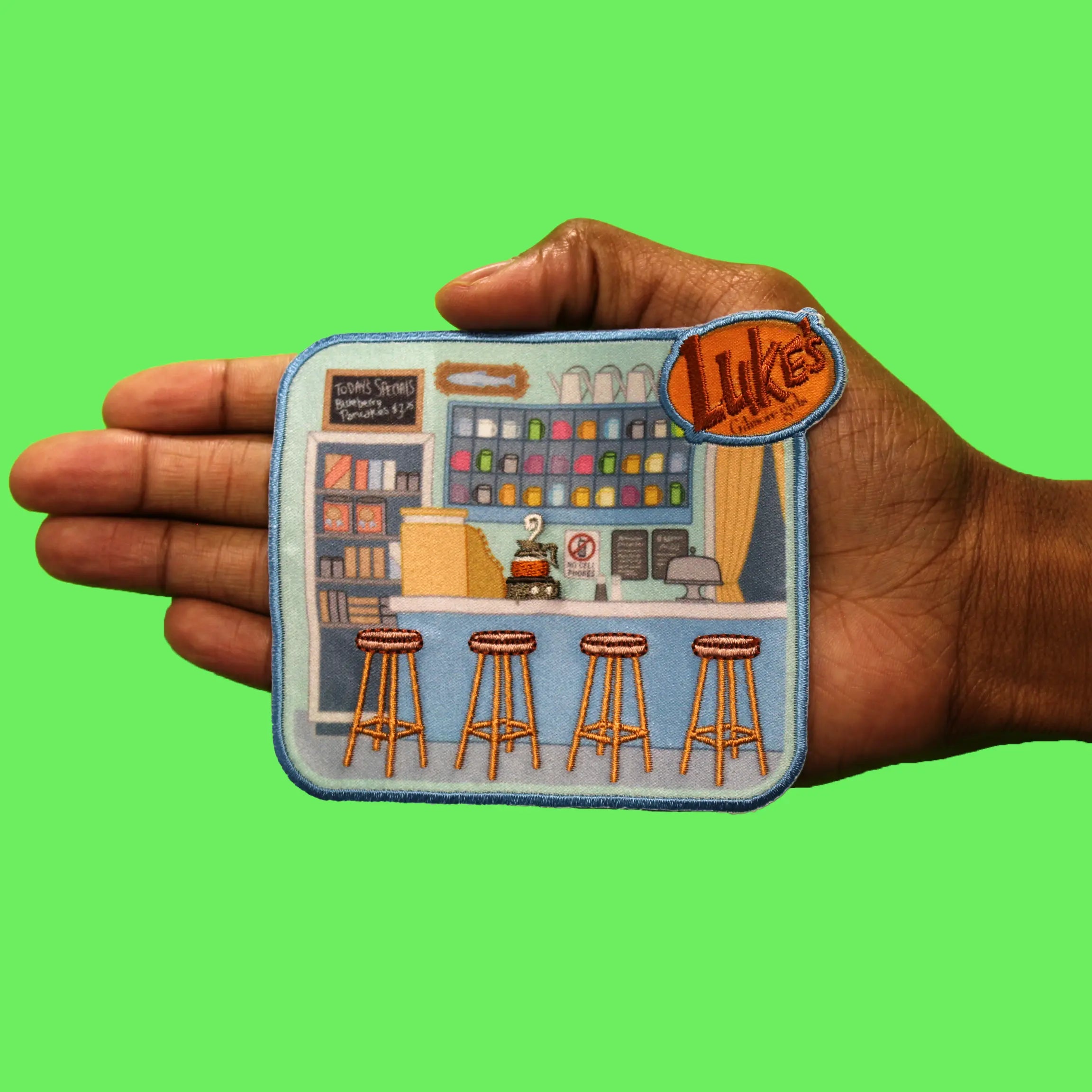Gilmore Girls TV Patch Luke's Diner Embroidered Iron On