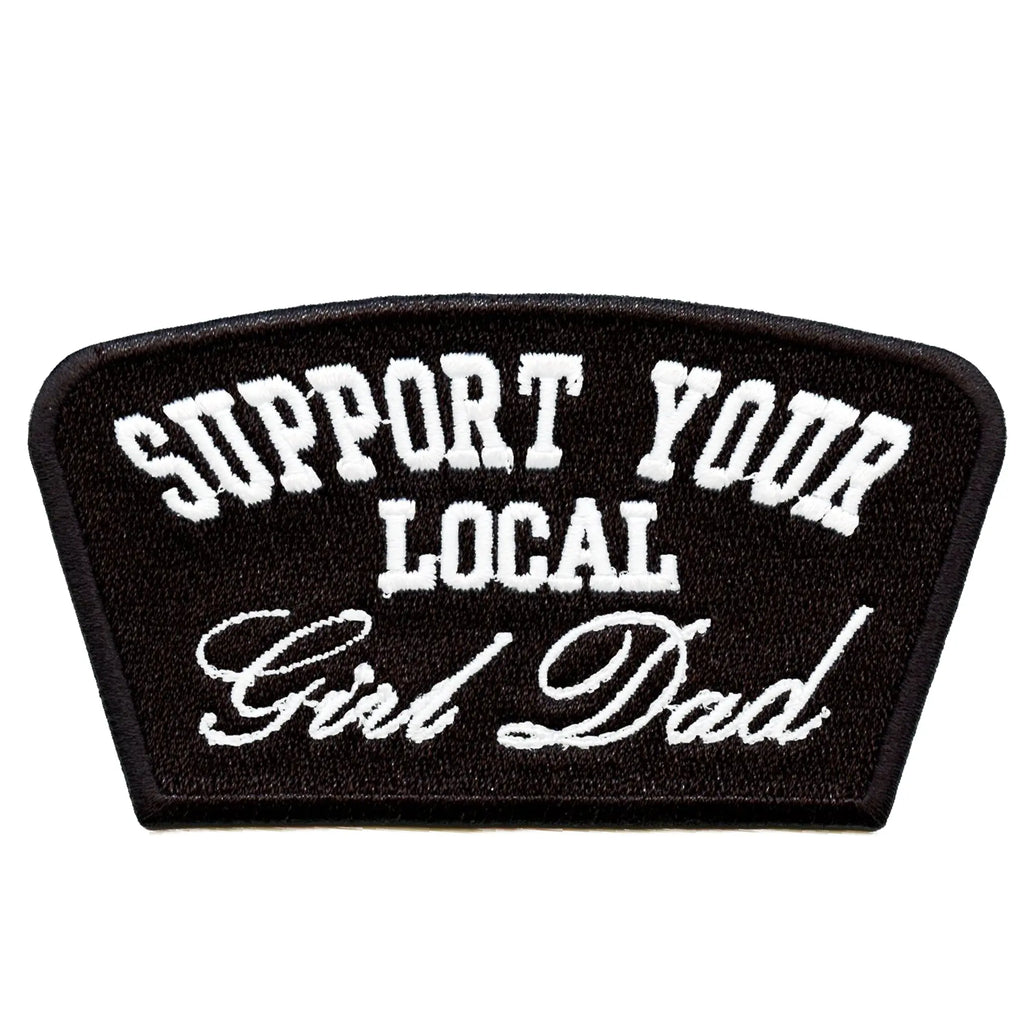 Patch père fille locale papa père fille parent brodé thermocollant