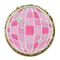 Girly Glitter Disco Patch Pop Artist Girly Glitter Embroidered Iron On