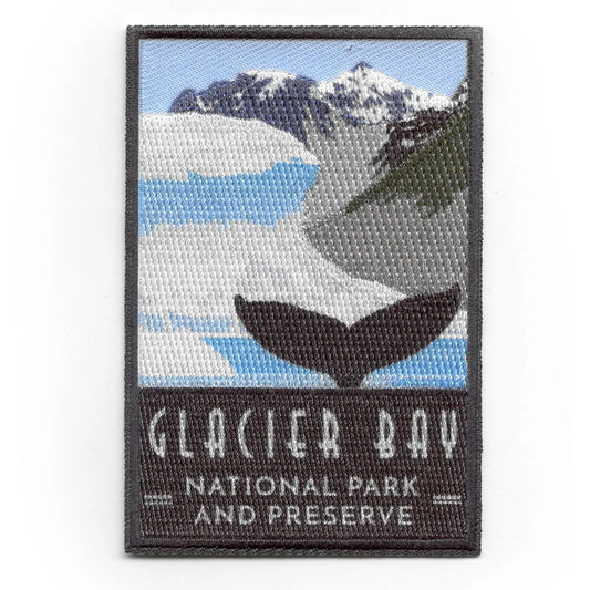Glacier Bay National Park and Preserve Patch Alaska Travel Embroidered Iron On