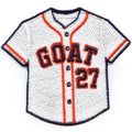 Goat 27 Jersey Patch Houston Baseball Sport Embroidered Iron On