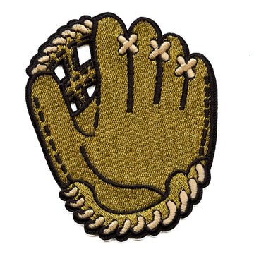 Gold Glove Baseball Patch Best Defense Sports Fan Embroidered Iron On