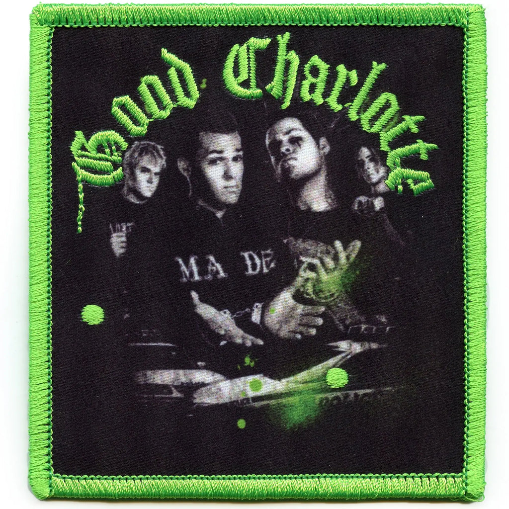 Good Charlotte Stencil Patch Punk Rock Band Sublimated Embroidered Iron On