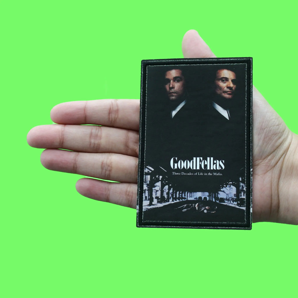 Good Fellas Mafia Poster Patch Robert DiNero Joe Pesci Embroidered Iron On