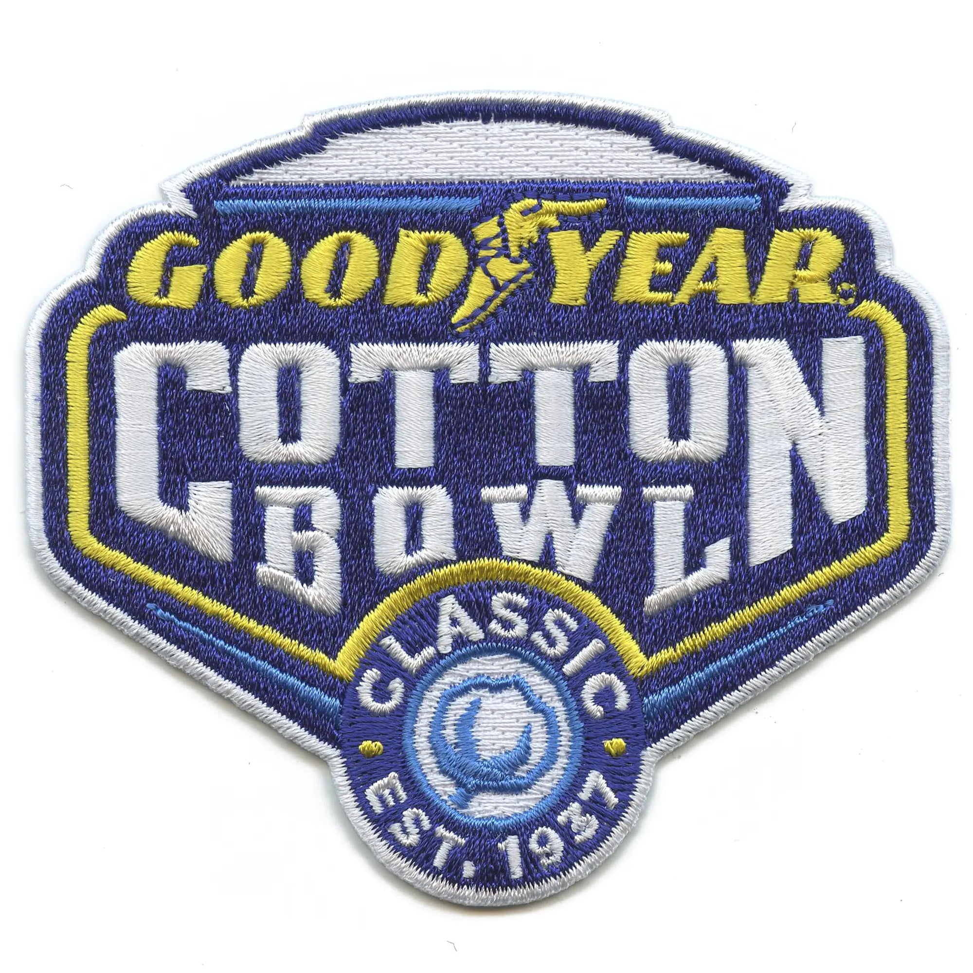 Good Year Cotton Bowl Game Jersey Patch 2025 Texas Longhorns Ohio State