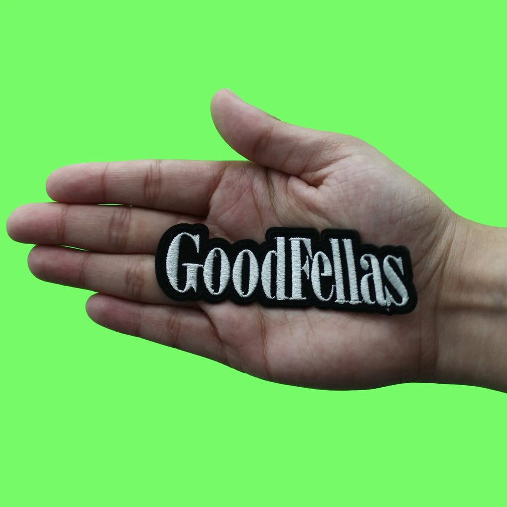 Goodfellas Mafia Logo Patch Classic Action Movie Embroidered Iron On