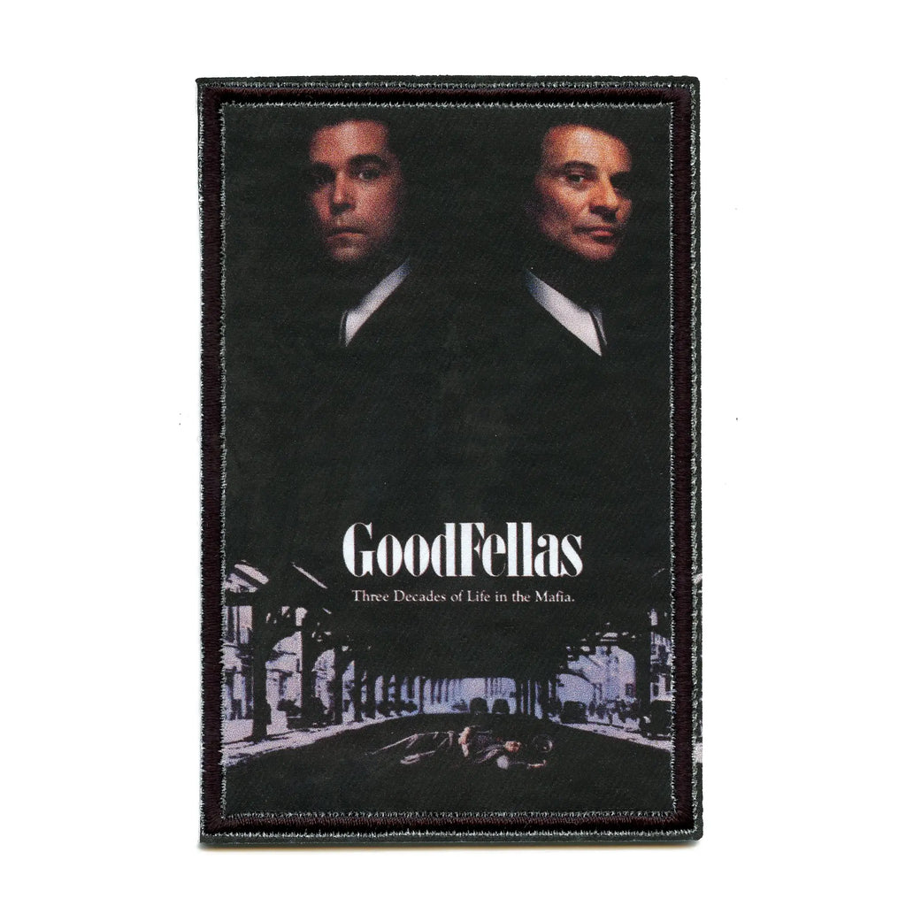 Goodfellas Mafia Poster Patch Action Movie Cover Embroidered Iron On