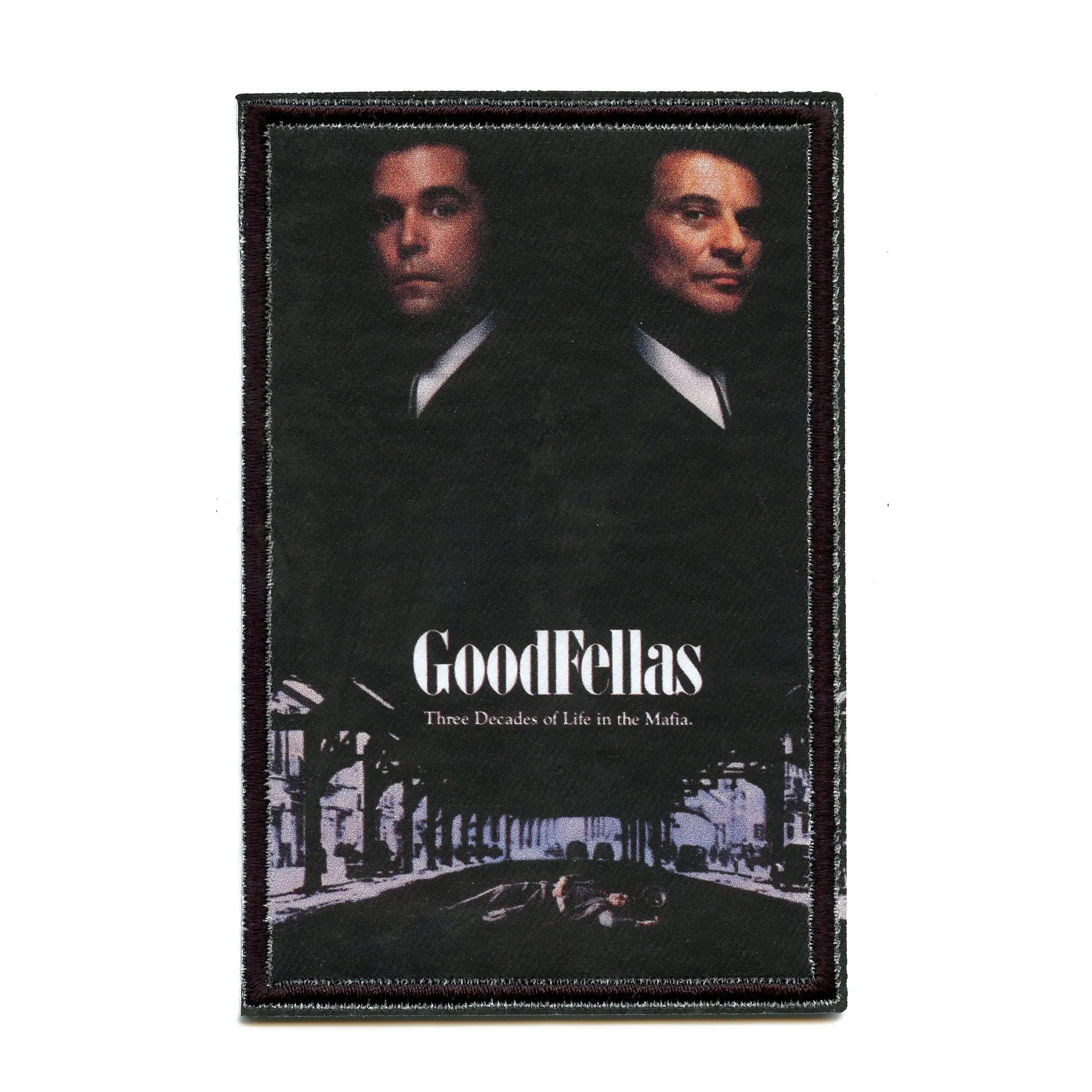 Goodfellas Mafia Poster Patch Action Movie Cover Embroidered Iron On