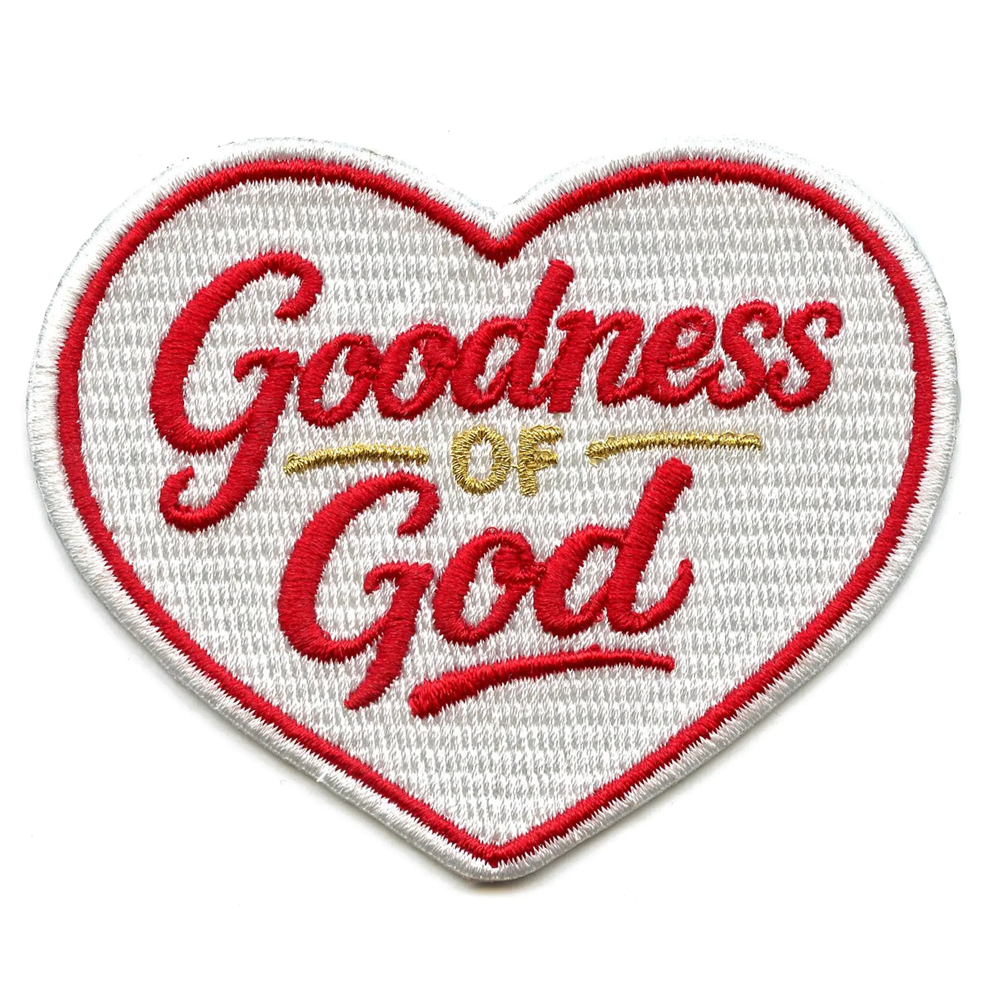 Goodness Of God Patch Religious Gospel Music Embroidered Iron On